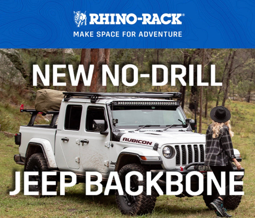 Rhino Rack Jeep Overlanding Kit with Gutter Backbone