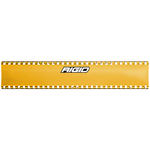 Yellow plastic tube with white and black stripe light cover for Jeep Wrangler and Ford Bronco.