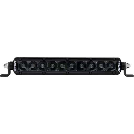 Black LED light bar - Rigid Industries Midnight Edition SR Series 10in Spot