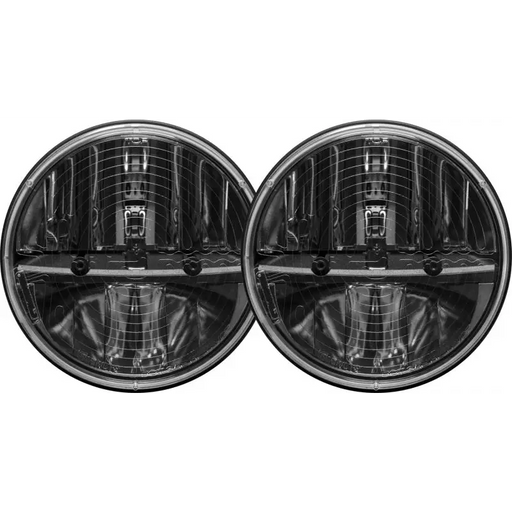 Rigid Industries 7in Round Headlights with Heated Lens for Ford Mustang - Set of 2