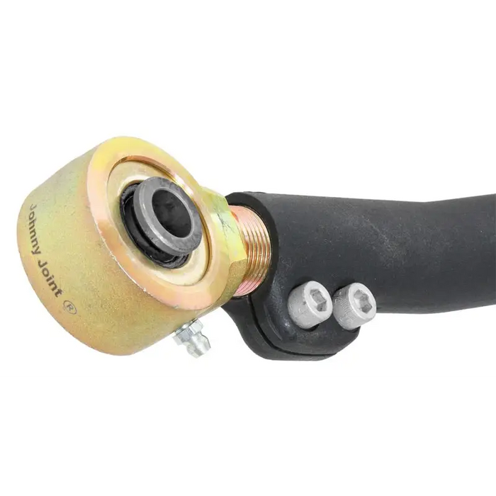 Black and gold ball bearing with nut in RockJock JK Johnny Joint Trac Bar for Jeep Wrangler
