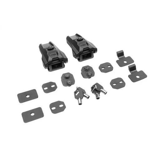 Rugged Ridge Hood Catch Kit for Jeep Wrangler - Front and Rear Mounts
