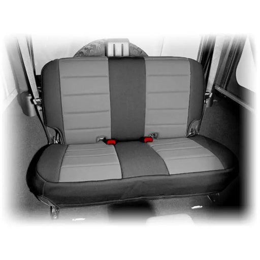 Rugged Ridge Neoprene Rear Seat Cover for 07-18 Jeep Wrangler JK, gray color