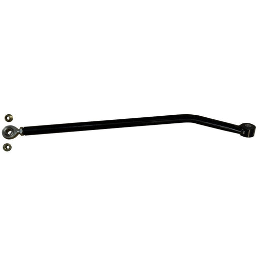 Black metal shelf bracket with metal rod for skyjacker jeep jl / gladiator jt front adjustable track bar 2-6in lift
