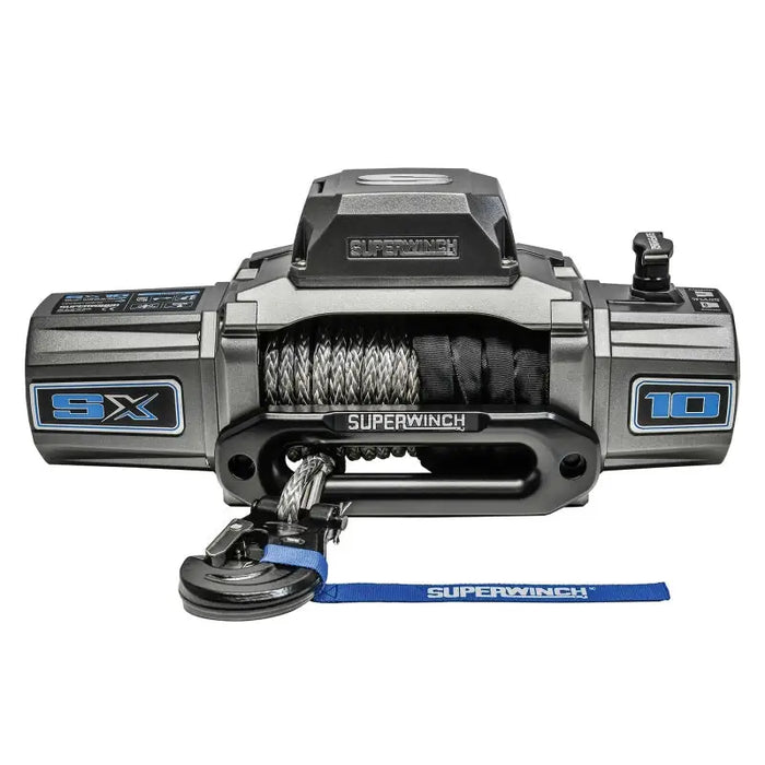 Superwinch SX 10000 Winch with Synthetic Rope - Series Winch, 3/8in x 80ft