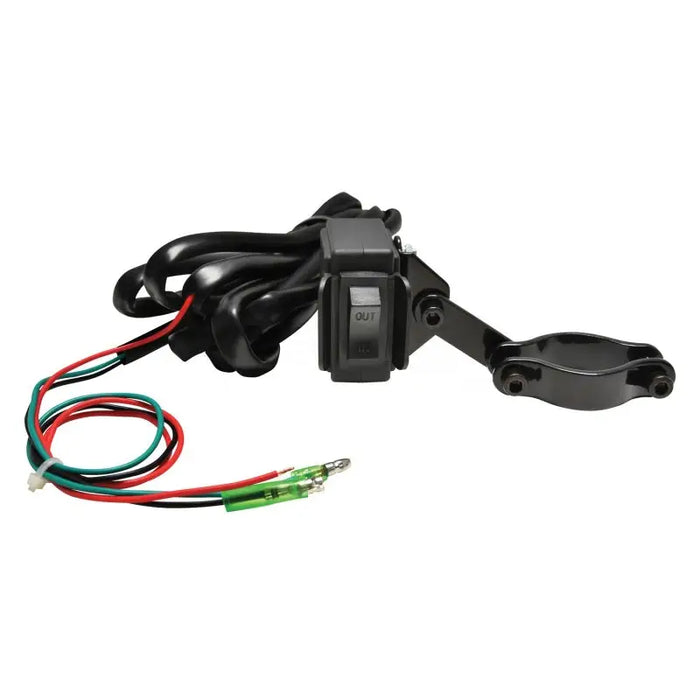 Superwinch LT4000 Winch black motorcycle handle with red and green wire