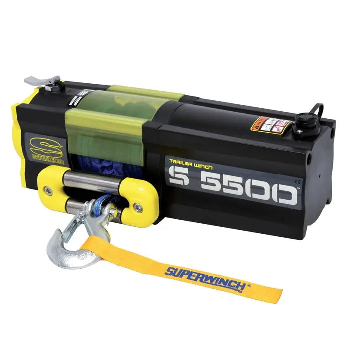 Superwinch S5500 Winch with Synthetic Rope - 5500 LBS, 12V DC