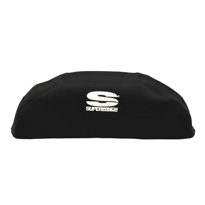 Superwinch Winch Cover showcasing the black logo on the side of the hat