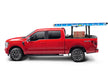 Black truxedo elevate fs rack with red truck and ladder - adjustable height, chevrolet silverado, dodge ram, gmc sierra