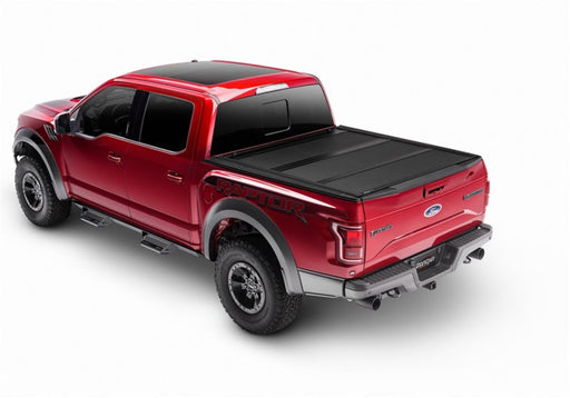 Red truck bed cover for toyota tacoma 5ft - undercover armor flex black textured