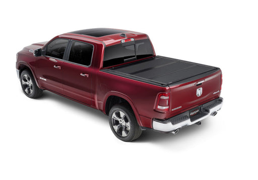 Red truck with black bed cover - undercover 20-21 jeep gladiator armor flex bed cover