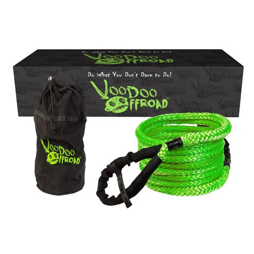 Voodoo Offroad 2.0 Santeria Series 3/4in x 30 ft Kinetic Recovery Rope with Rope Bag - Green featured image