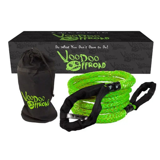 Voodoo Offroad 2.0 Kinetic Recovery Rope with Rope Bag - Green