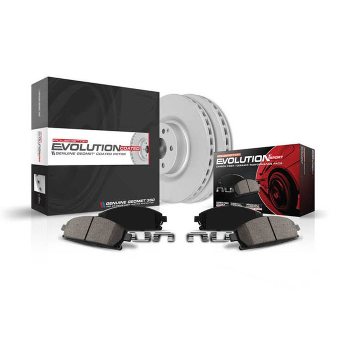 Power Stop 15-19 Cadillac Escalade Front & Rear Z17 Evolution Geomet Coated Brake Kit