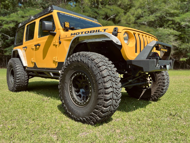 Hatchet High Line Front Fender 2" Flare for Jeep JL/JU/JT - Aluminum
