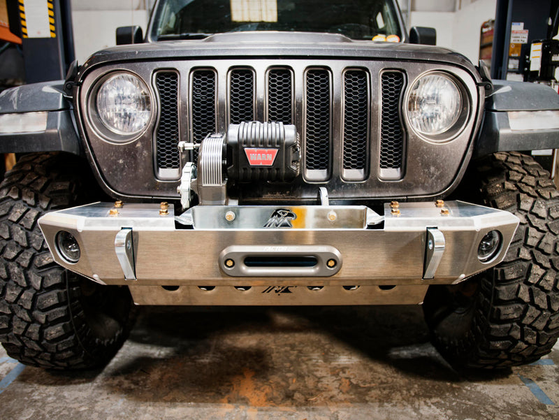 JL/JT Front Bumper — 8274 Aluminum Adventure Series