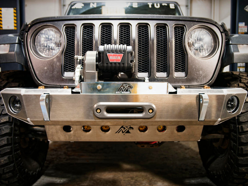JL/JT Front Bumper — 8274 Aluminum Adventure Series