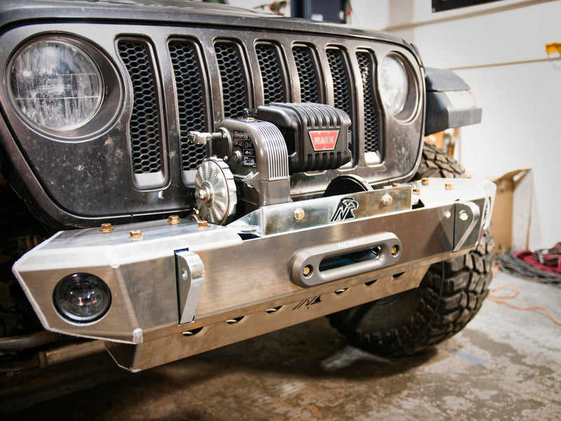 JL/JT Front Bumper — 8274 Aluminum Adventure Series