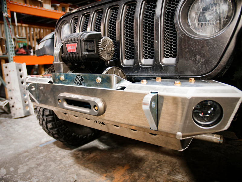 JL/JT Front Bumper — 8274 Aluminum Adventure Series