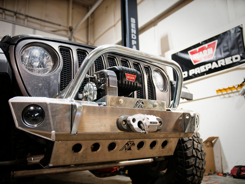 JL/JT Front Bumper — 8274 Aluminum Adventure Series