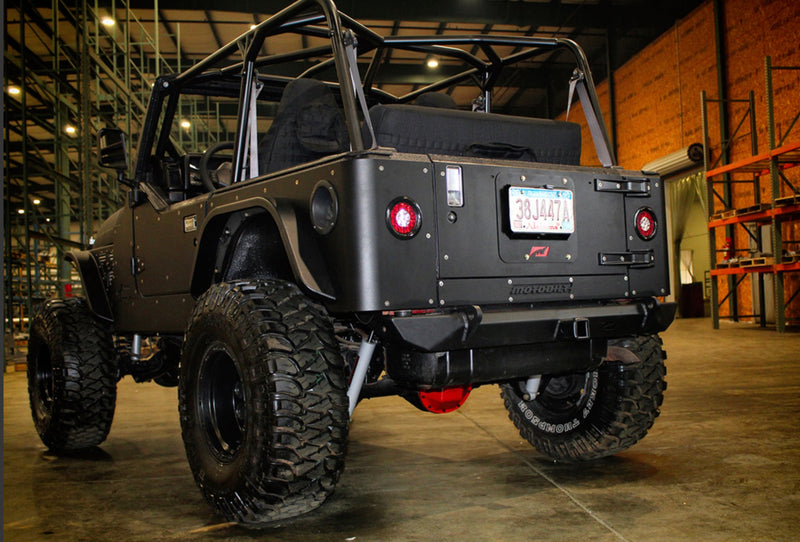 Crusher Rear Fender 4" Flare for Jeep TJ/LJ