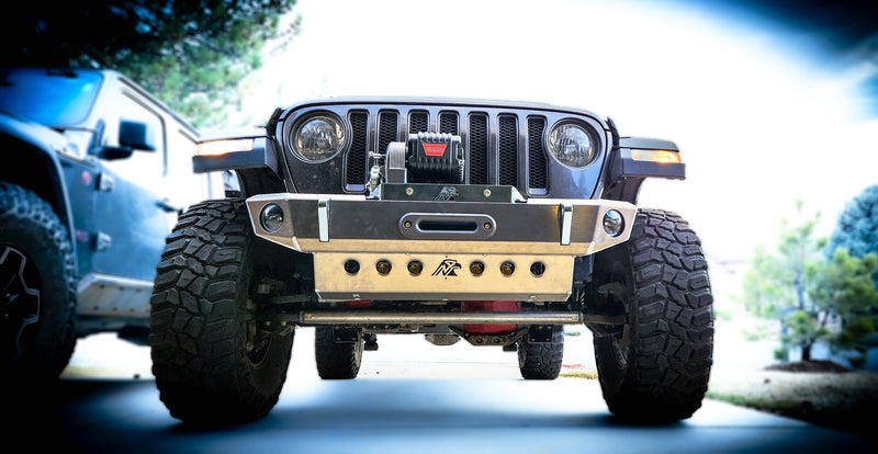 JL/JT Baja S1 LED Pod Mount — Aluminum Front Skid Compatible
