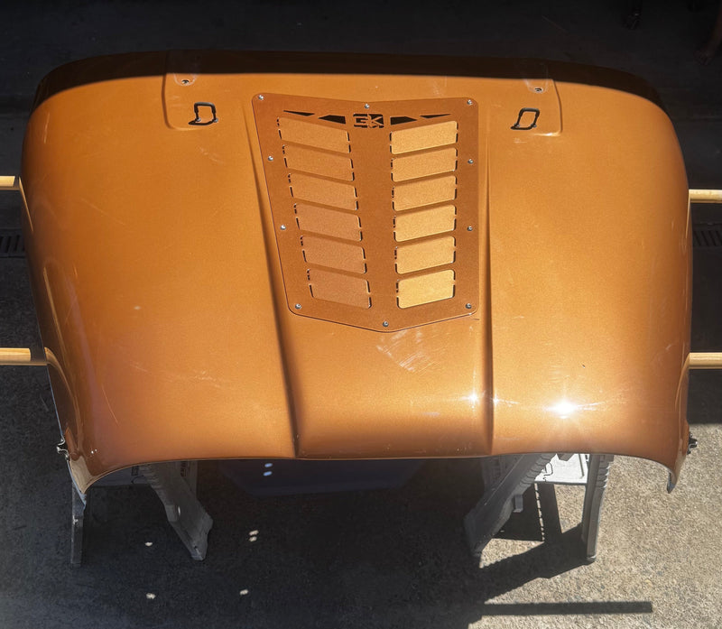 Diamond Series Hood Vent for Jeep CJ - Louvers
