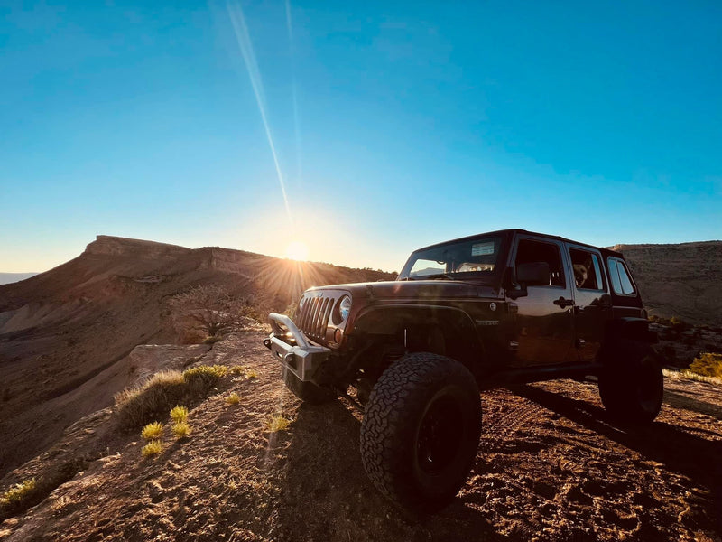 JK Aluminum Front Bumper — Featherweight Series