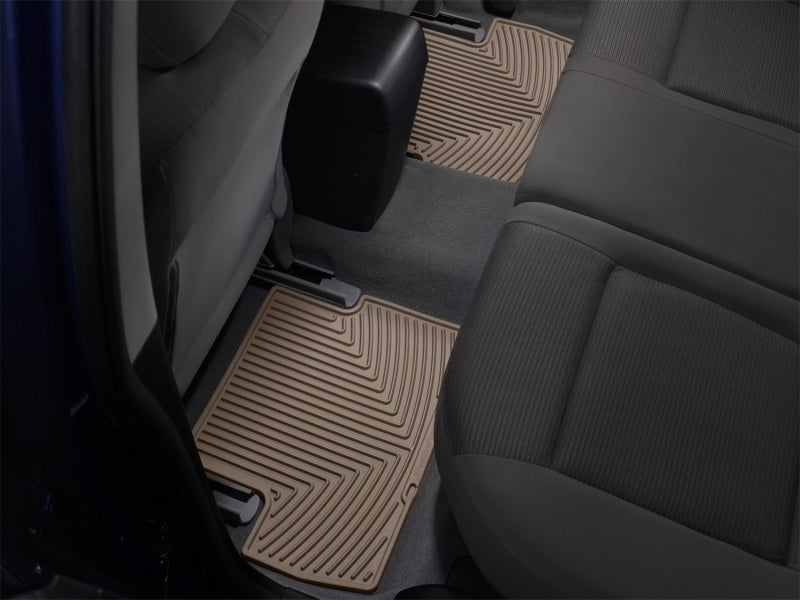 WT Rubber Mats - Rear - Tan