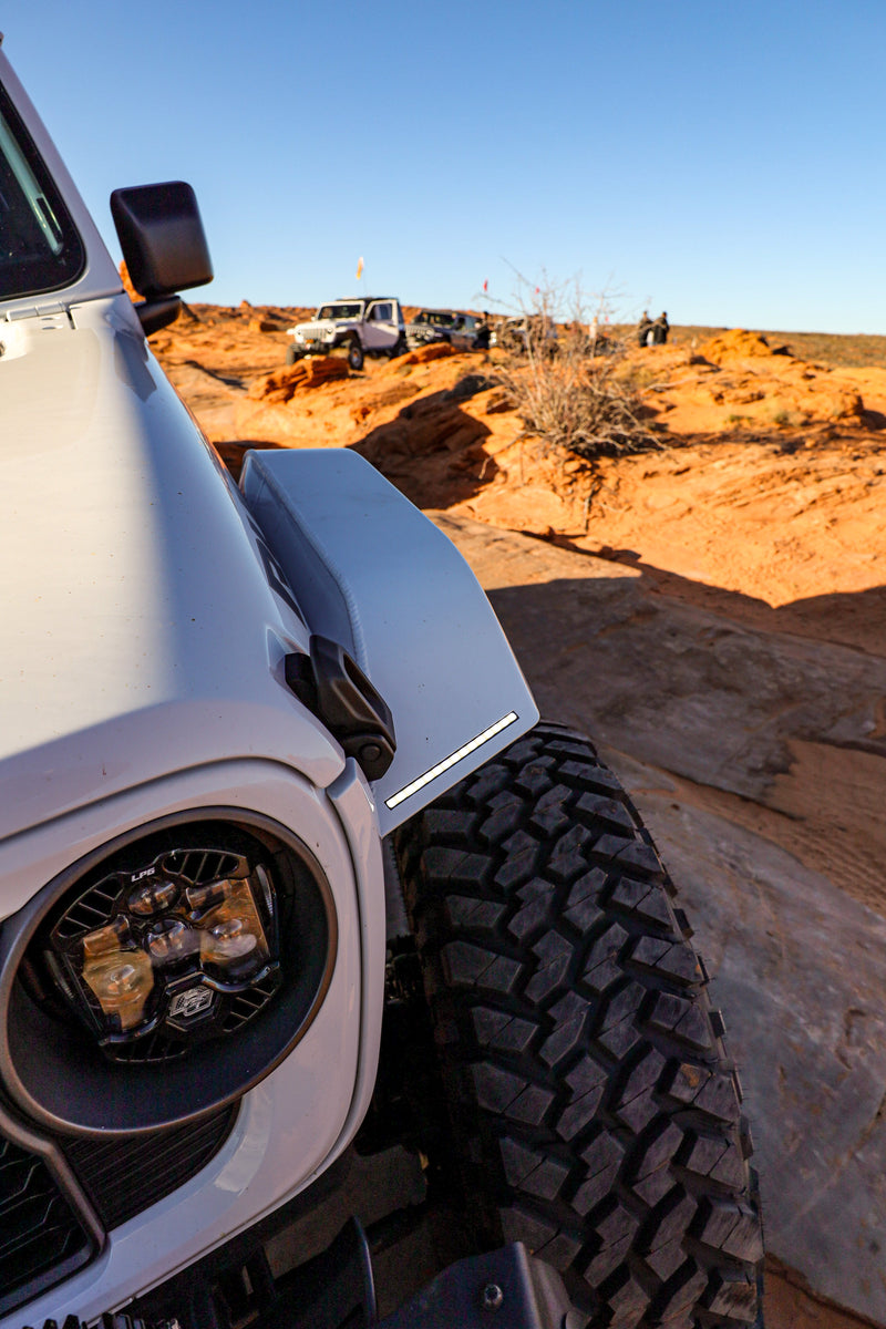 JL/JT Front Aluminum High Line Fender Flares