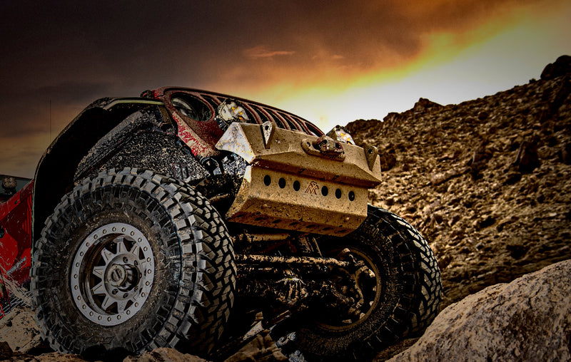 JL/JT Aluminum Front Bumper - Featherweight Series (Stubby)