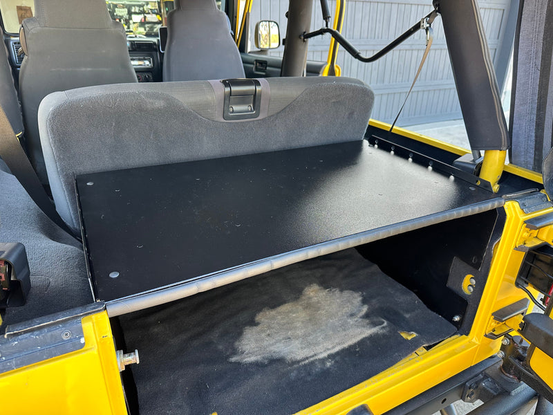 Ridgeback Jeep Security Enclosure - LJ Basic (Rear Seat Installed)