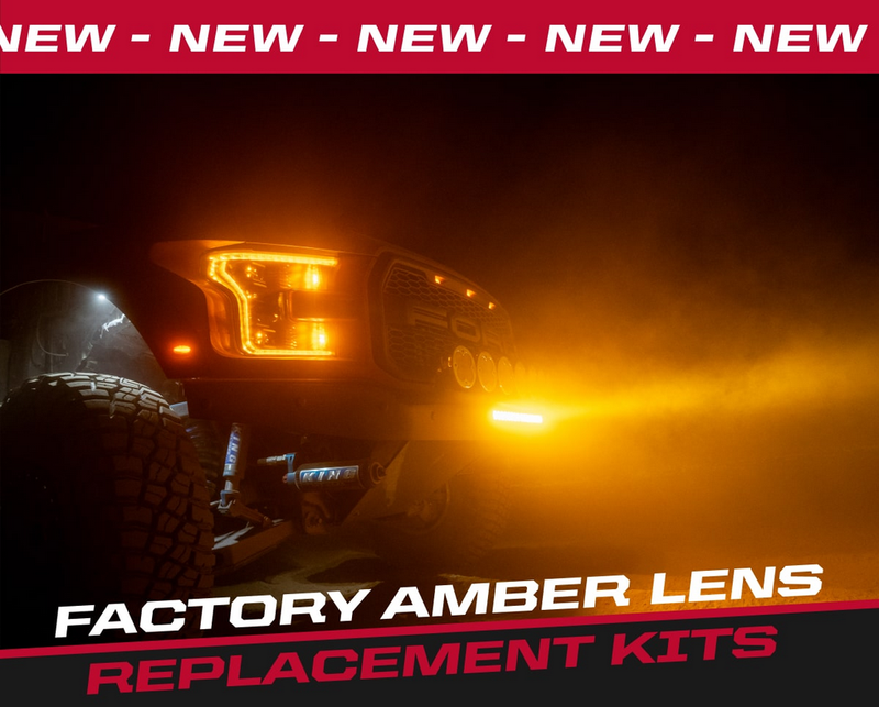 Baja Designs LP6 Spot Factory Amber Lens Replacement Kit