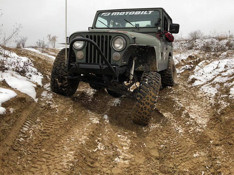 Stubby Front Bumper w/ Stinger for Jeep CJ