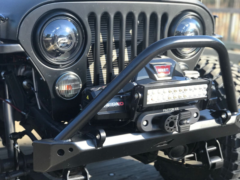 Mid-Width Front Bumper w/ Stinger for Jeep CJ