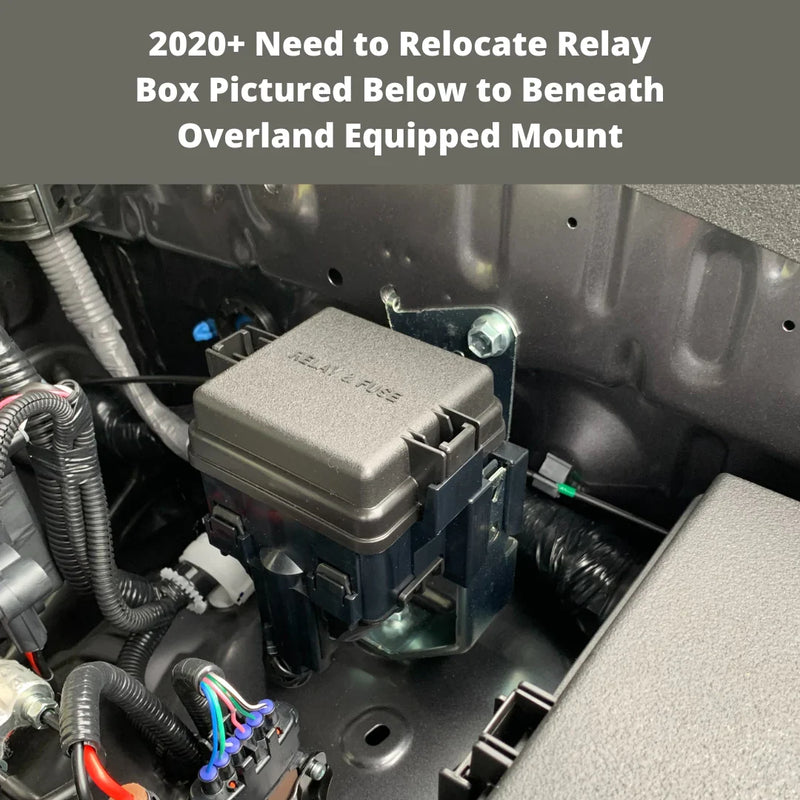 2010-2024 Toyota 4Runner Auxbeam Engine Bay Controller Mount