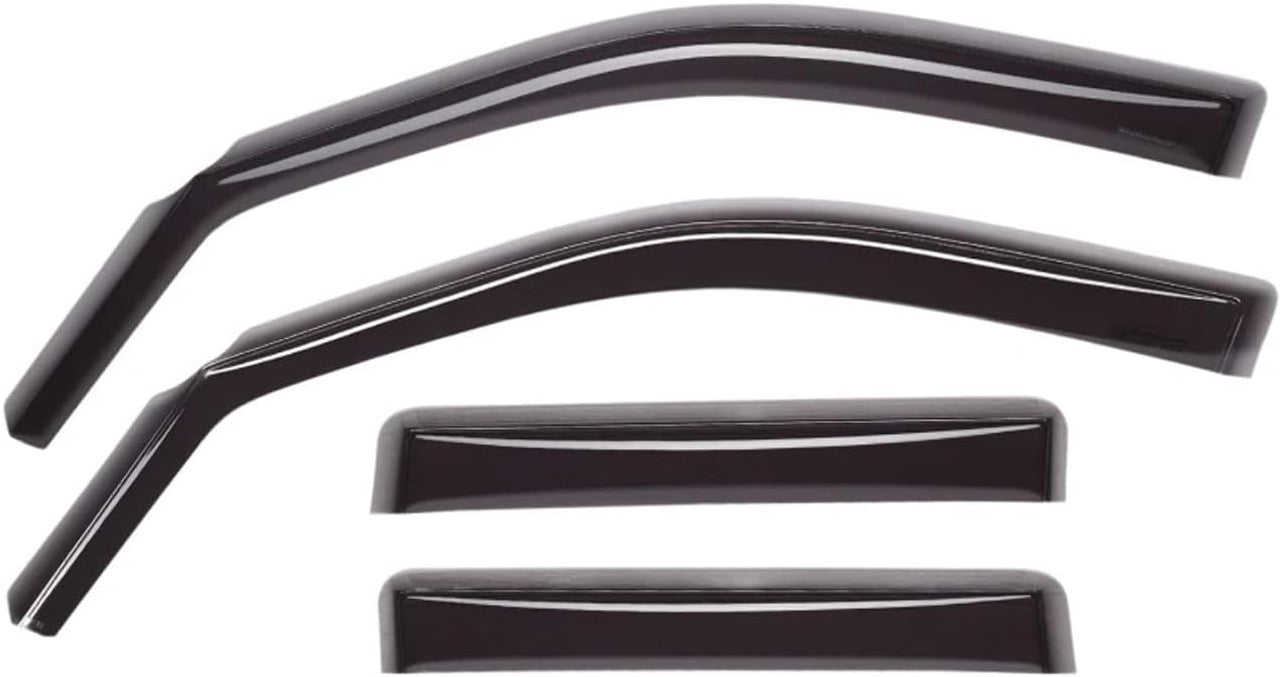 WeatherTech 15-20 Ford F-150 Super Crew / 17-20 Raptor) FR & RR Side Window Deflectors - Dark Tint