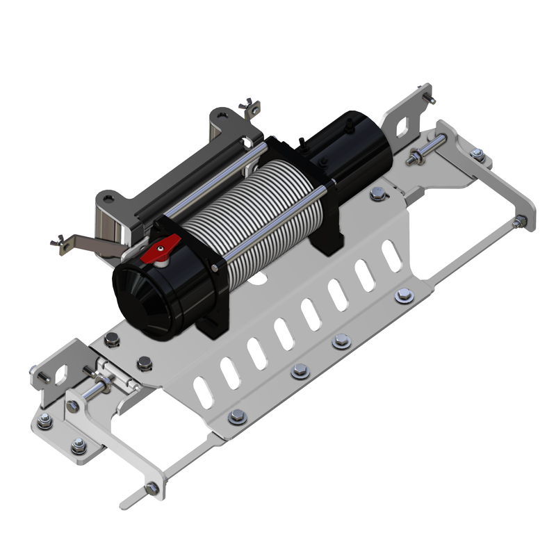 Isuzu D-Max Hidden Winch Mount | Double Cab
