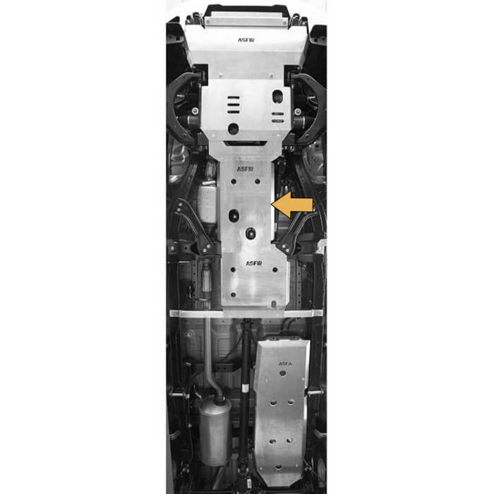 Isuzu D-Max Transmission Skid Plate - 4x4
