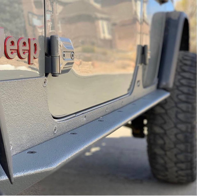 Crusher Rocker Guards w/ Step for Jeep JLU 4 Door