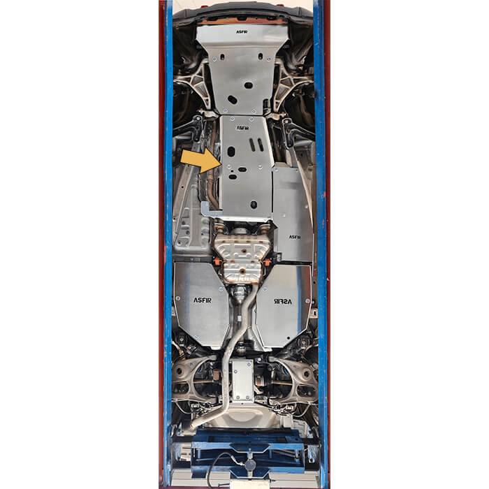 Jeep Grand Cherokee WK2 Transmission & Transfer Case Skid Plate - without Urea Tank