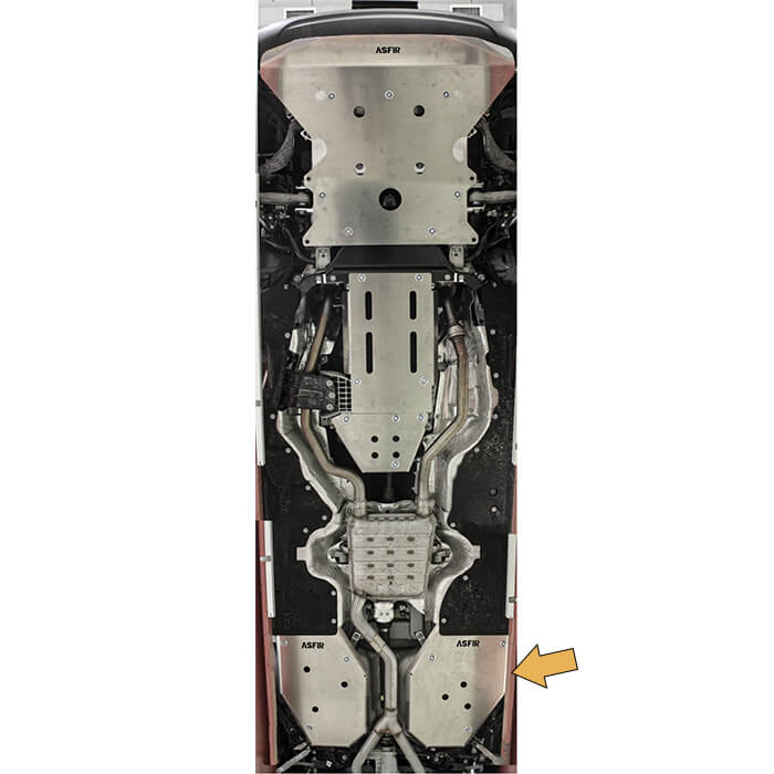 Jeep Grand Cherokee WL Fuel Tank Skid Plate
