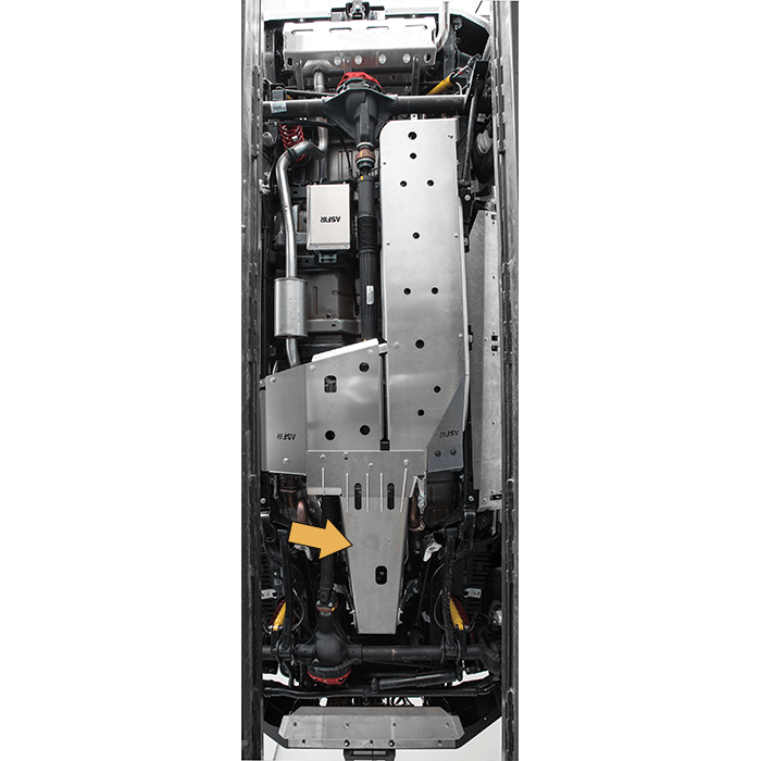 Jeep Wrangler JK - Engine & Transmission Skid Plate - for 3.8L engine