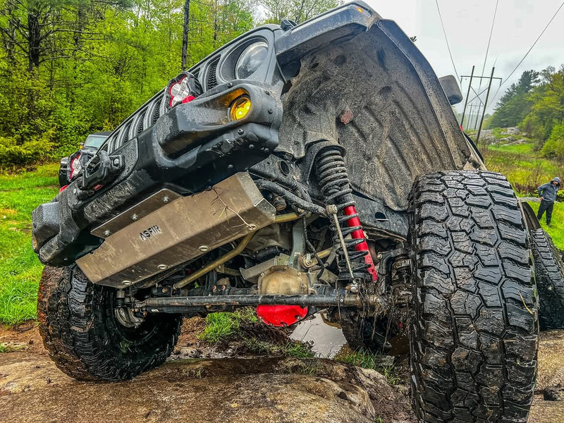 Jeep Wrangler JL / Gladiator Steering Rod Protector | for OEM STEEL Front Bumper