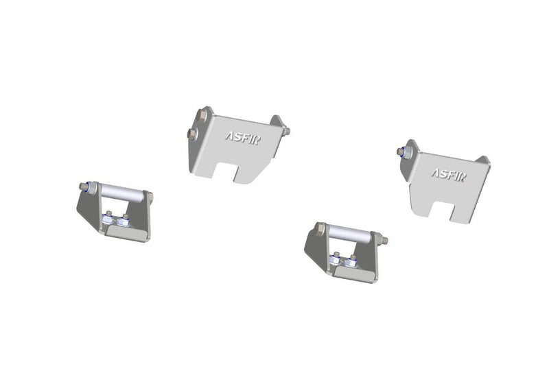 Toyota Land Cruiser Prado 250 Radius Arms Steel Skid Plates (4 Pcs)