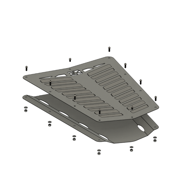 Diamond Series Hood Vent for Jeep CJ - Louvers