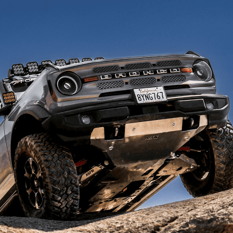 Ford Bronco Front Skid Plate - for OE Plastic Bumper