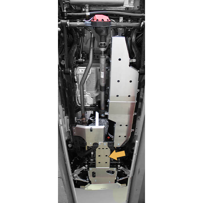 Ford Bronco / Ranger Raptor Transmission Skid Plate - without Sway Bar Disconnect