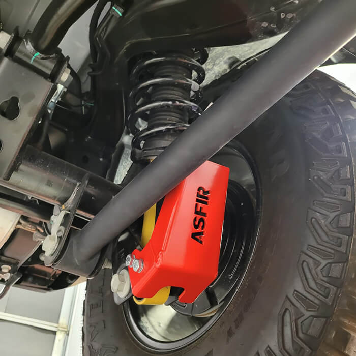 Ford Bronco Rear Shock Protectors (L & R) - Steel