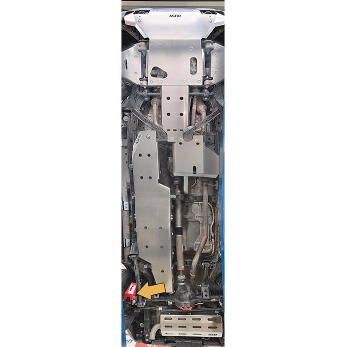 Ford Bronco Rear Shock Protectors (L & R) - Steel